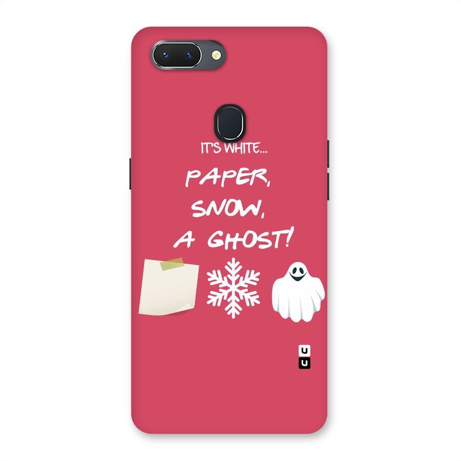 Snow Paper Back Case for Oppo Realme 2
