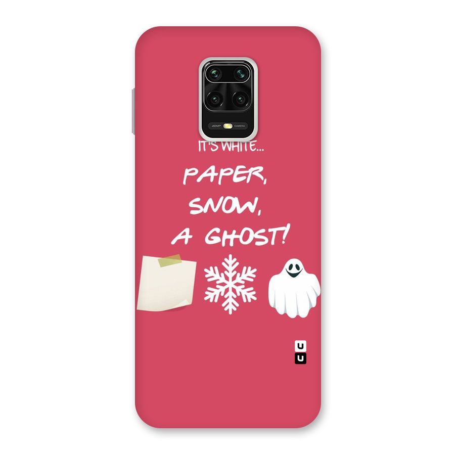 Snow Paper Back Case for Poco M2 Pro
