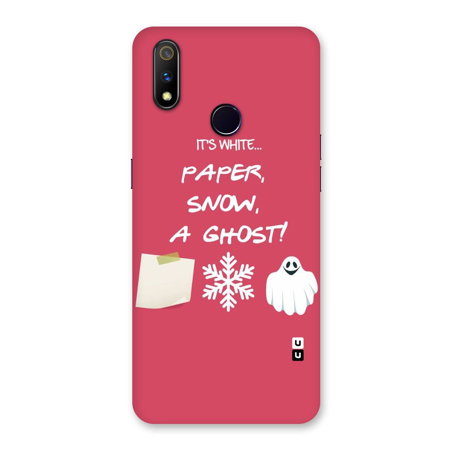 Snow Paper Back Case for Realme 3 Pro