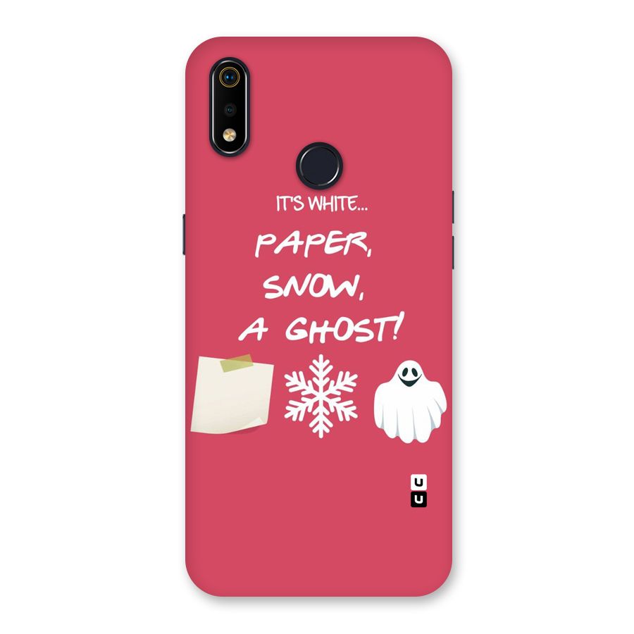 Snow Paper Back Case for Realme 3i