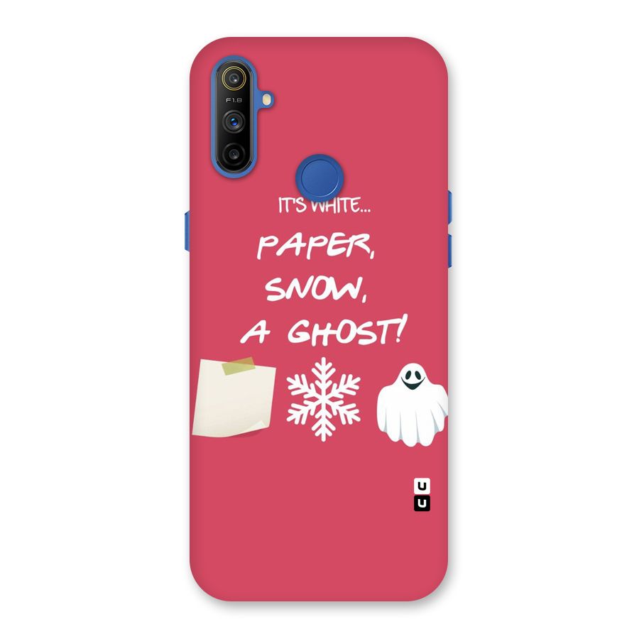 Snow Paper Back Case for Realme Narzo 10A