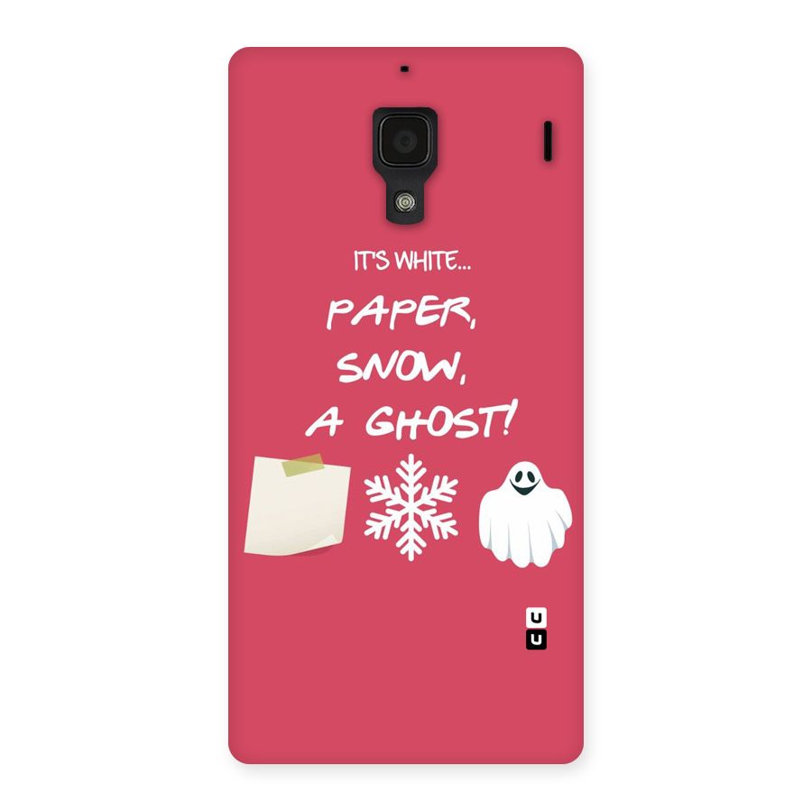 Snow Paper Back Case for Redmi 1S