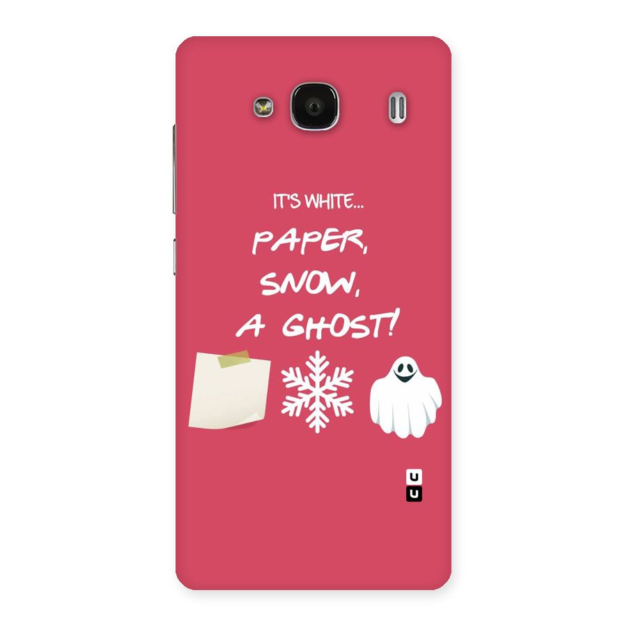 Snow Paper Back Case for Redmi 2s