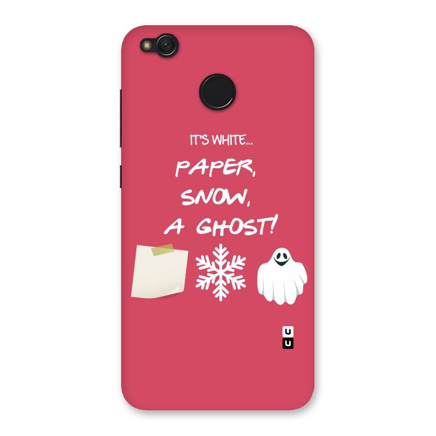 Snow Paper Back Case for Redmi 4