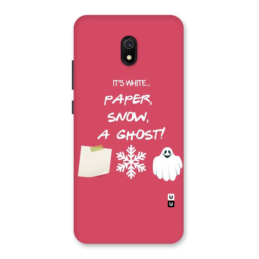 Snow Paper Back Case for Redmi 8A