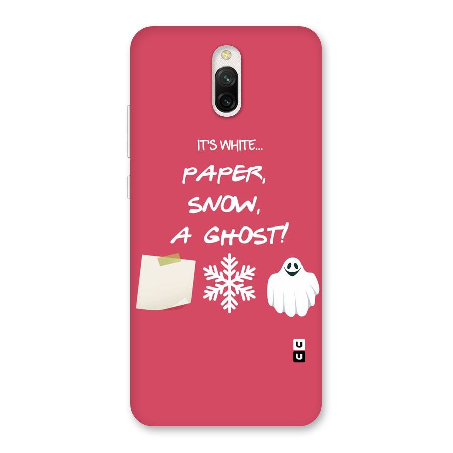 Snow Paper Back Case for Redmi 8A Dual