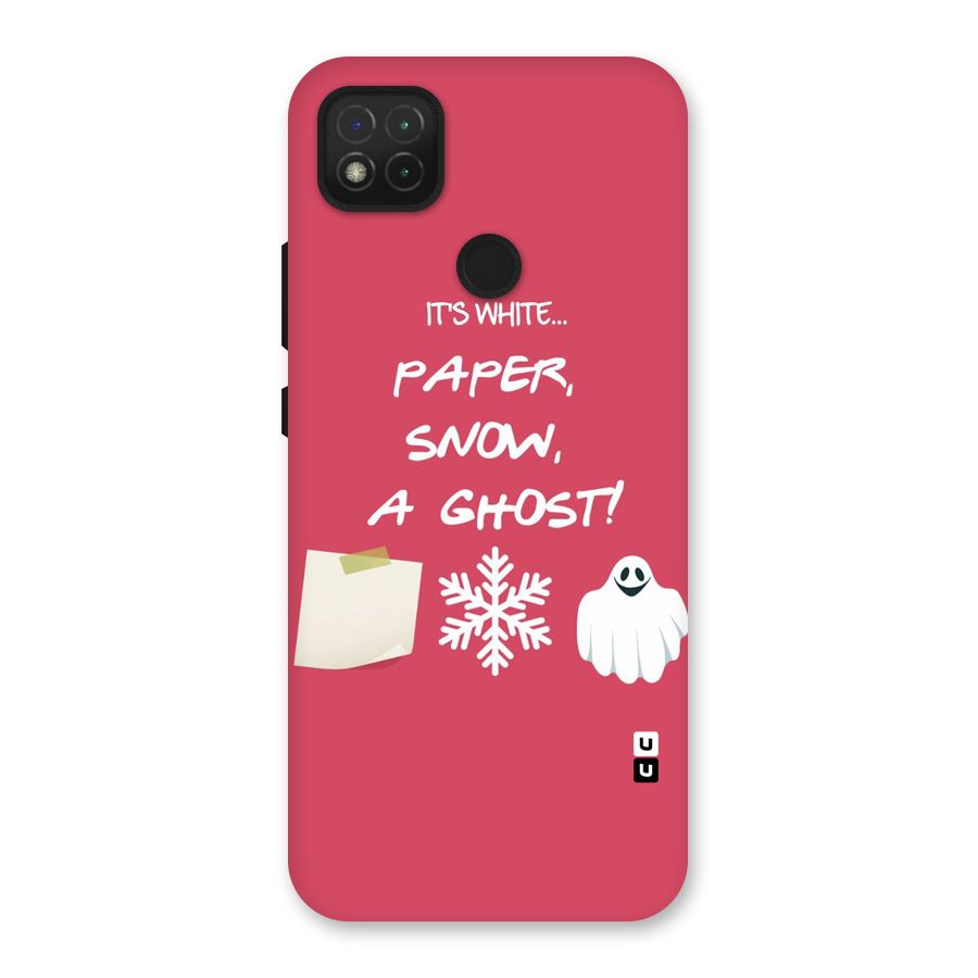 Snow Paper Back Case for Redmi 9
