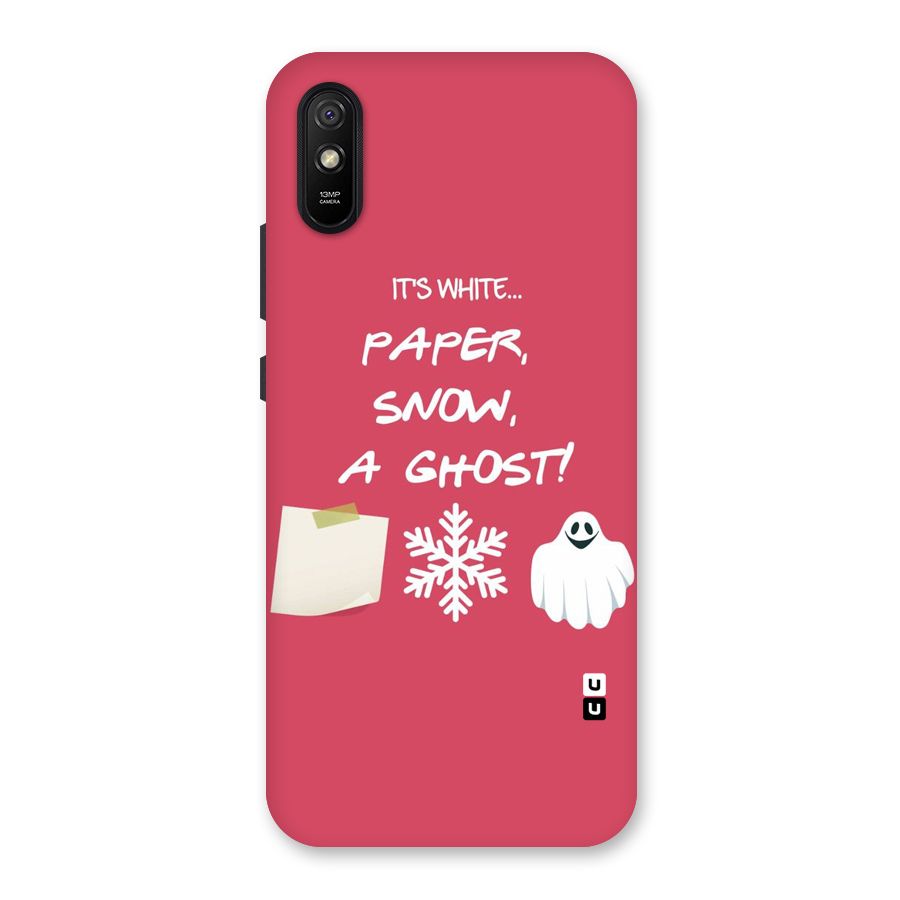 Snow Paper Back Case for Redmi 9i