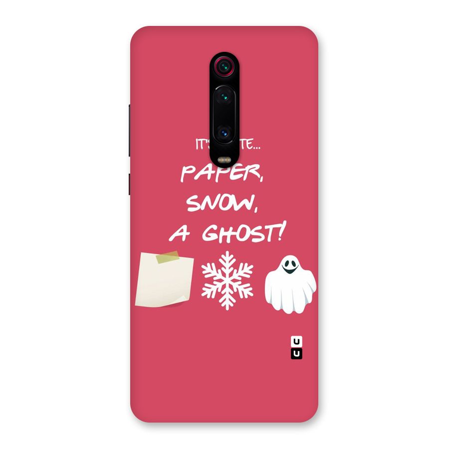 Snow Paper Back Case for Redmi K20