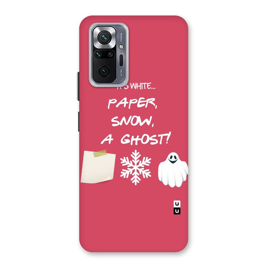 Snow Paper Back Case for Redmi Note 10 Pro