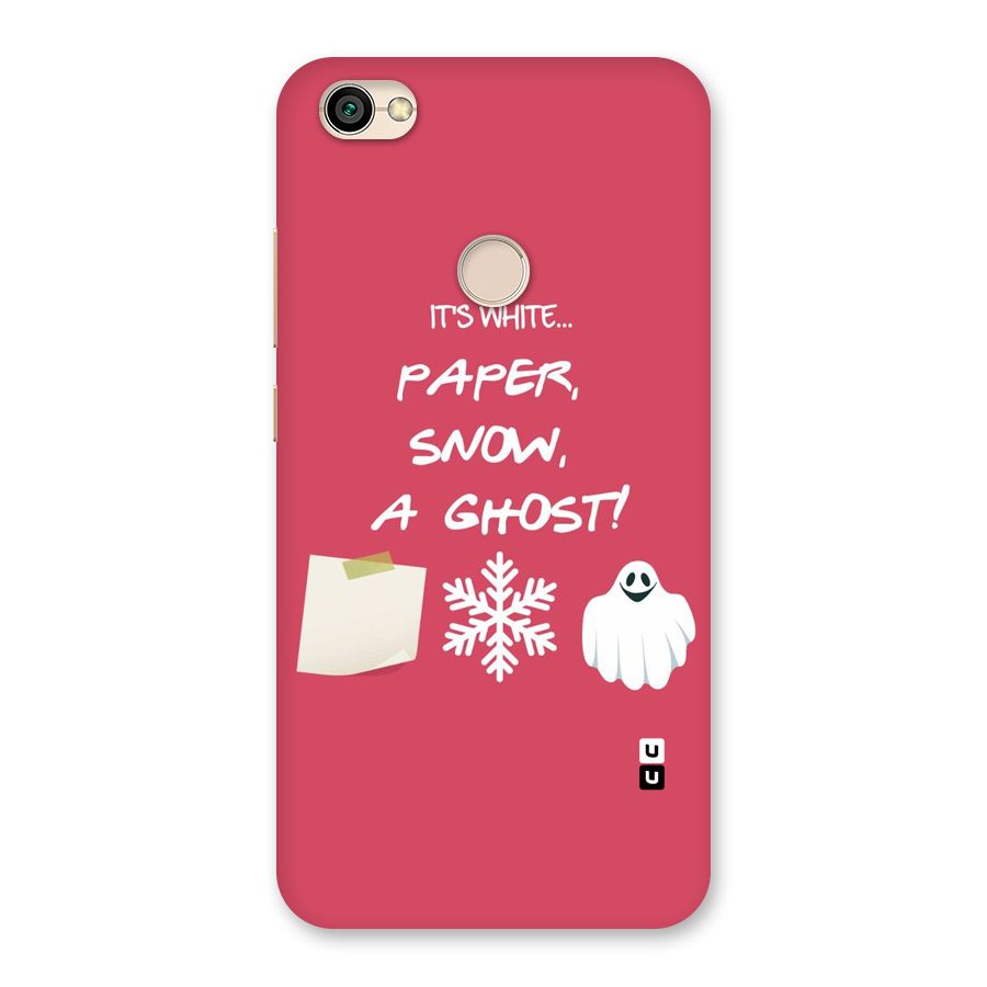 Snow Paper Back Case for Redmi Y1 2017