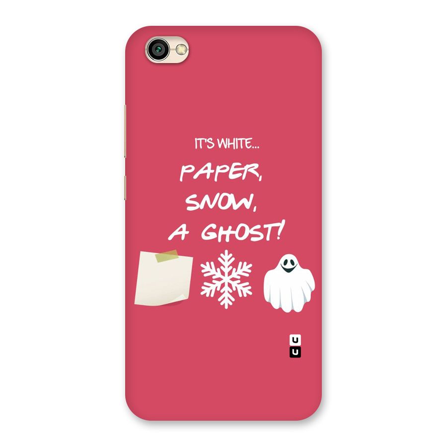 Snow Paper Back Case for Redmi Y1 Lite