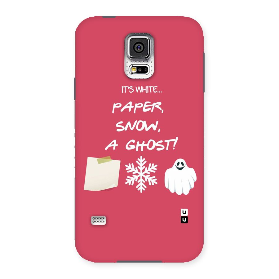 Snow Paper Back Case for Samsung Galaxy S5