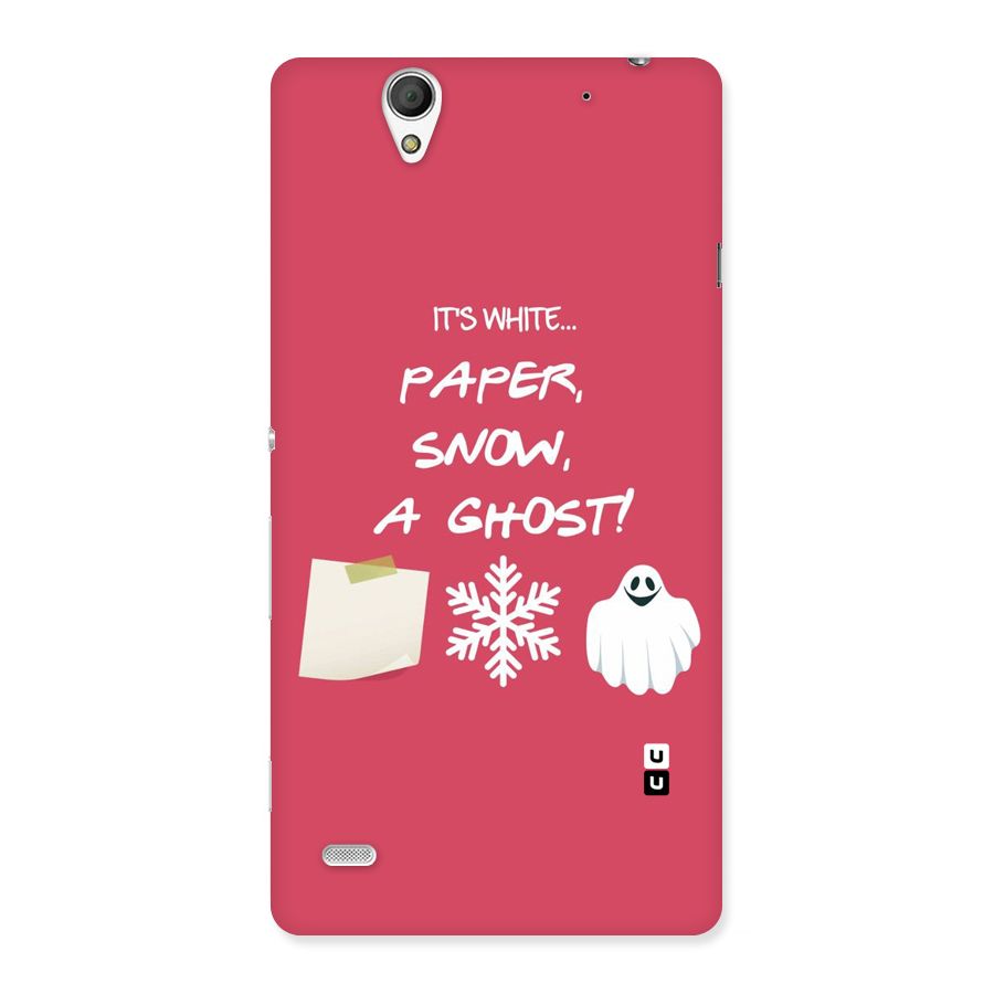 Snow Paper Back Case for Sony Xperia C4