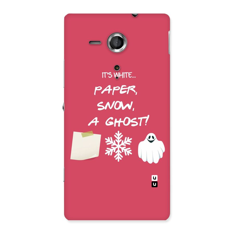 Snow Paper Back Case for Sony Xperia SP