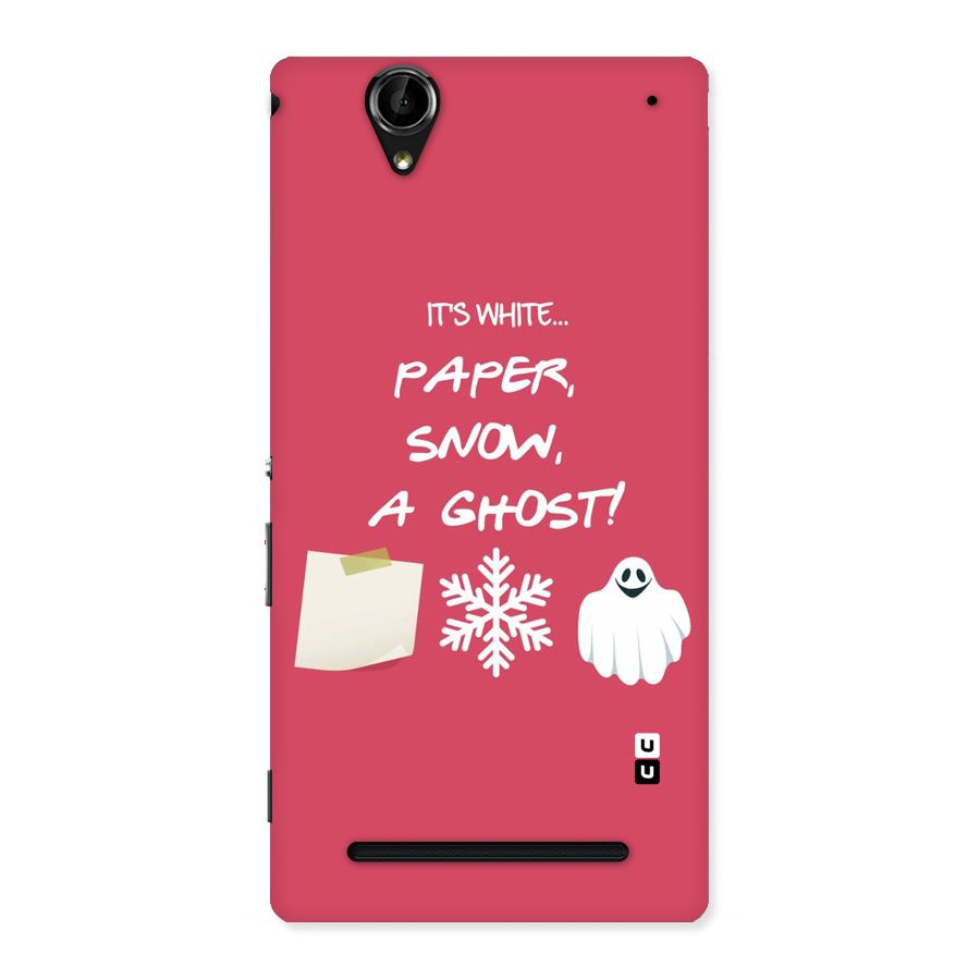 Snow Paper Back Case for Sony Xperia T2