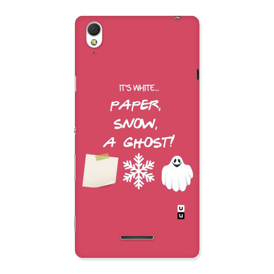 Snow Paper Back Case for Sony Xperia T3