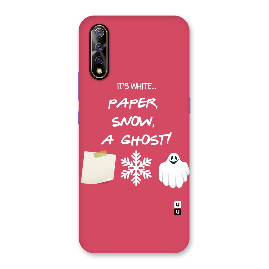 Snow Paper Back Case for Vivo S1