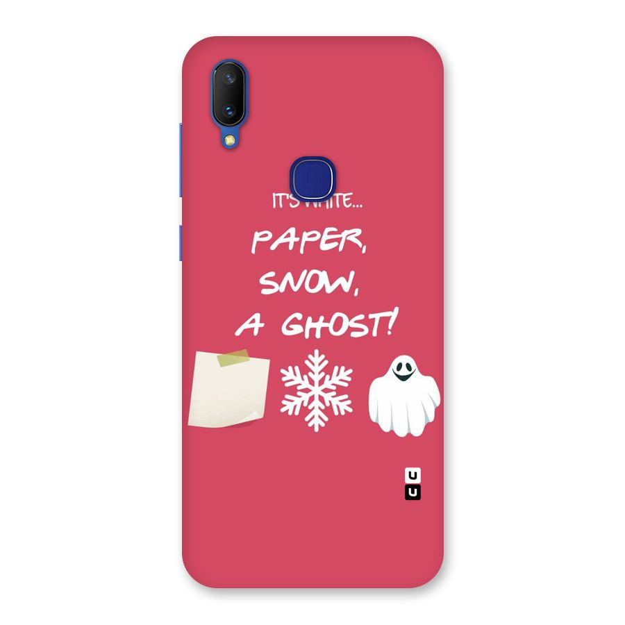 Snow Paper Back Case for Vivo V11