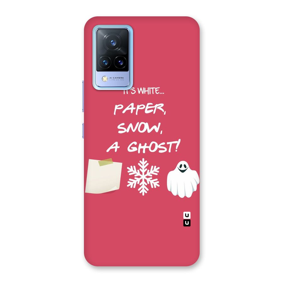 Snow Paper Back Case for Vivo V21 5G