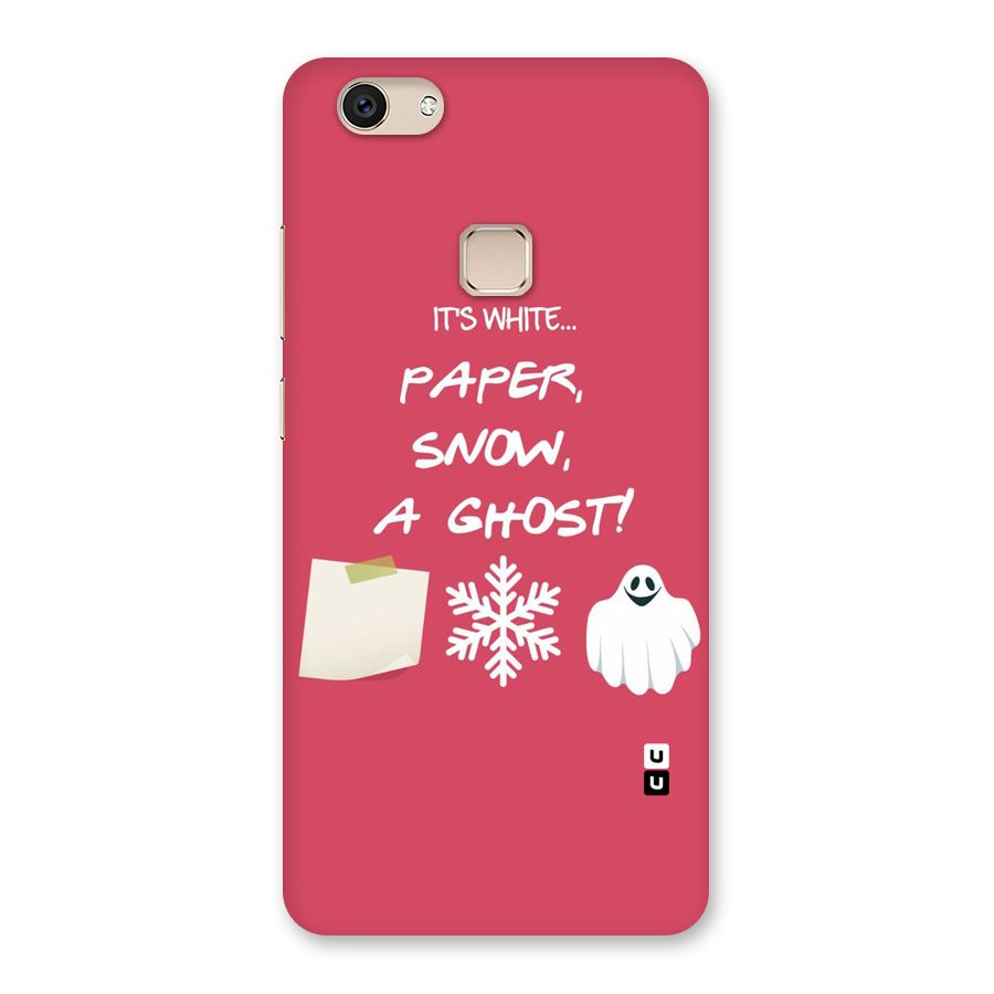 Snow Paper Back Case for Vivo V7