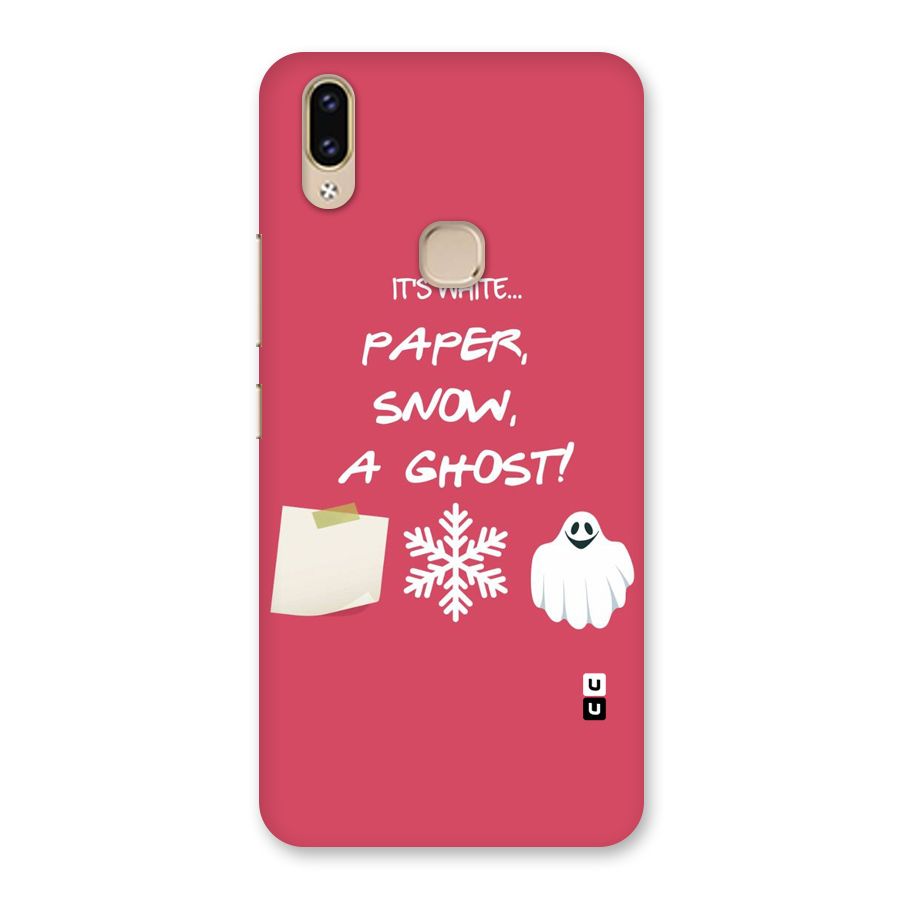Snow Paper Back Case for Vivo V9 Youth