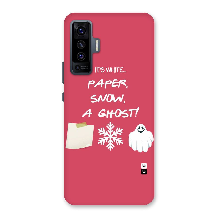Snow Paper Back Case for Vivo X50