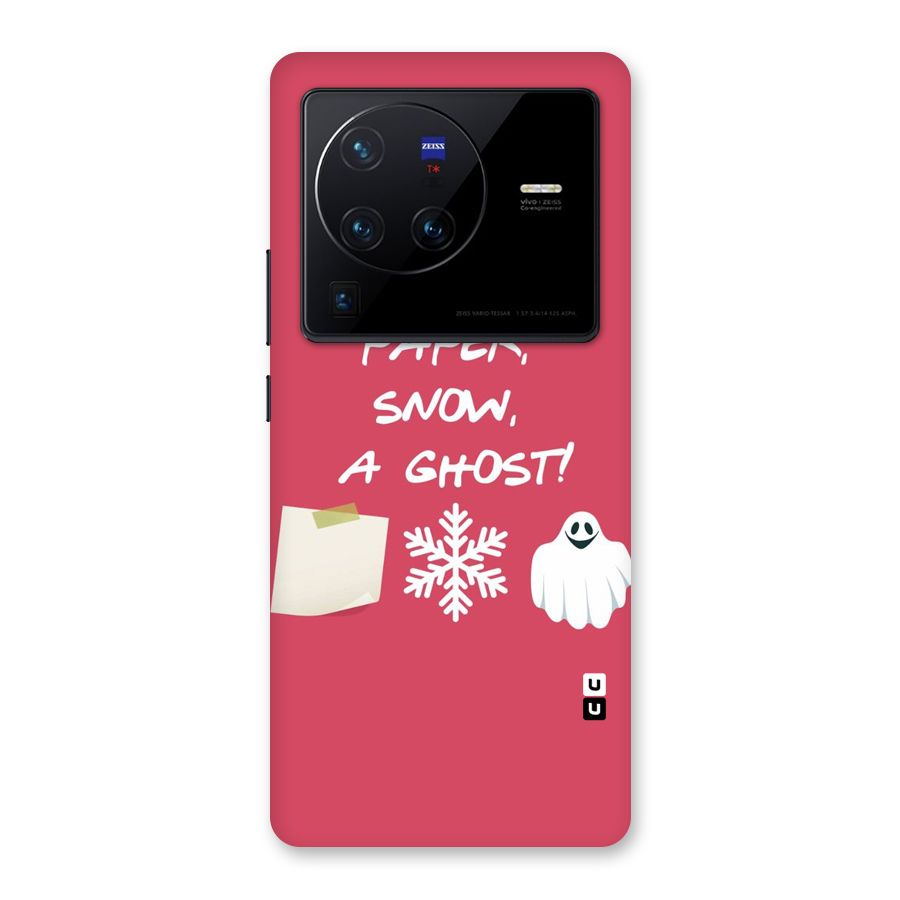 Snow Paper Back Case for Vivo X80 Pro