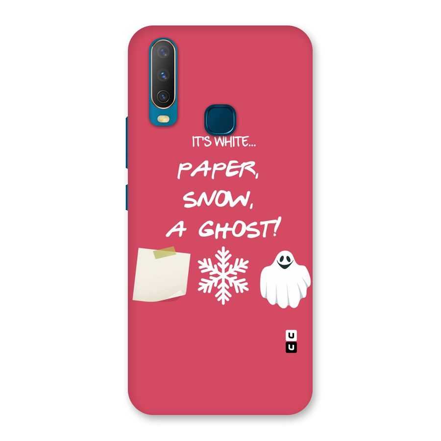 Snow Paper Back Case for Vivo Y17
