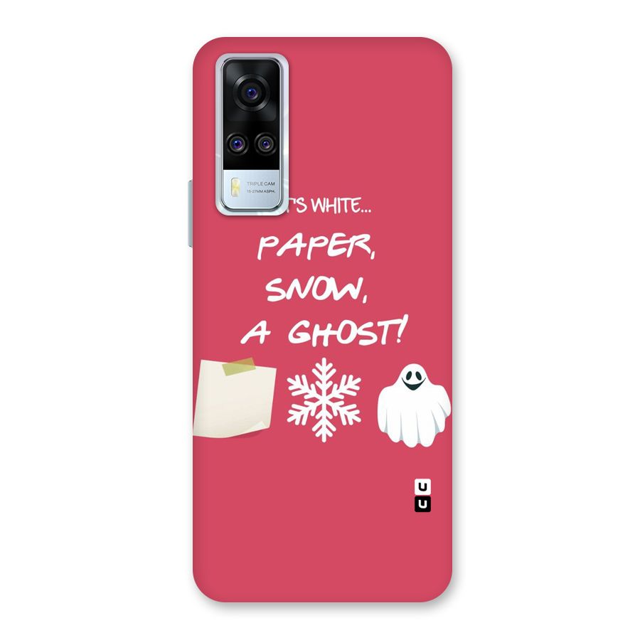 Snow Paper Back Case for Vivo Y31