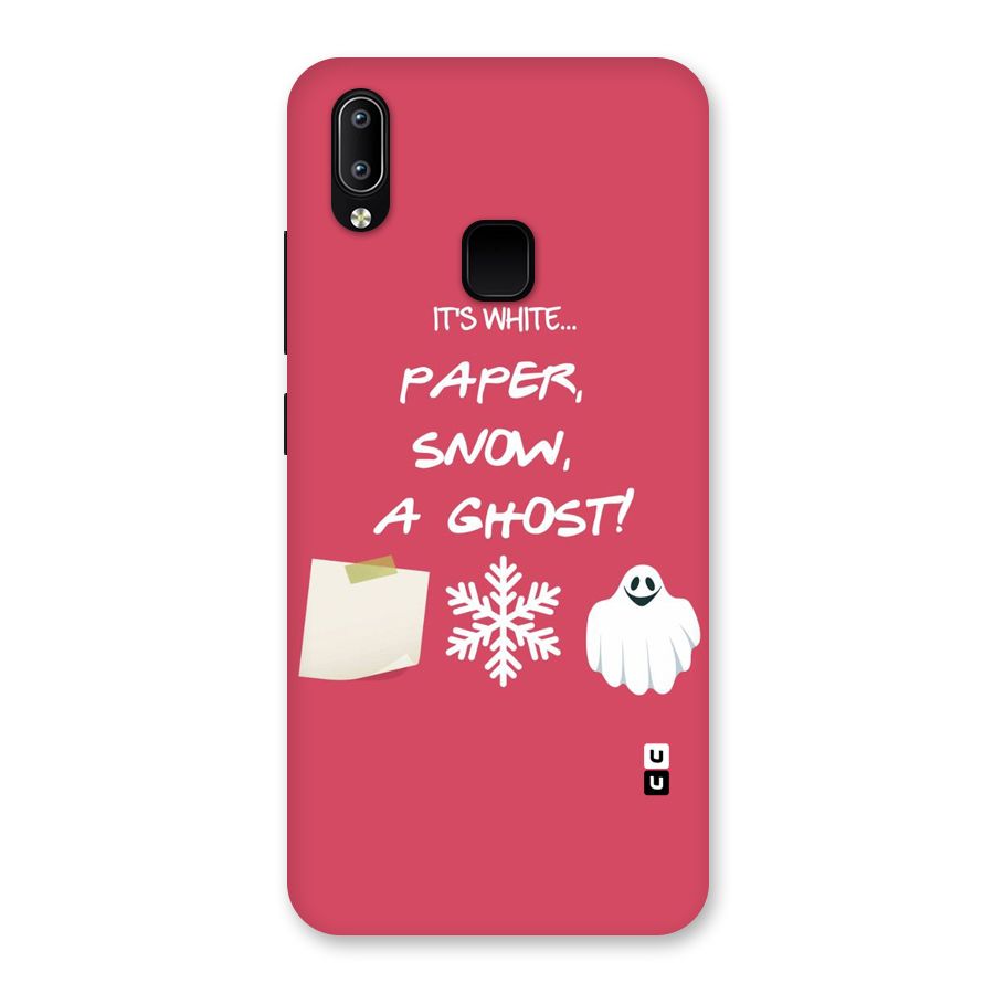 Snow Paper Back Case for Vivo Y93