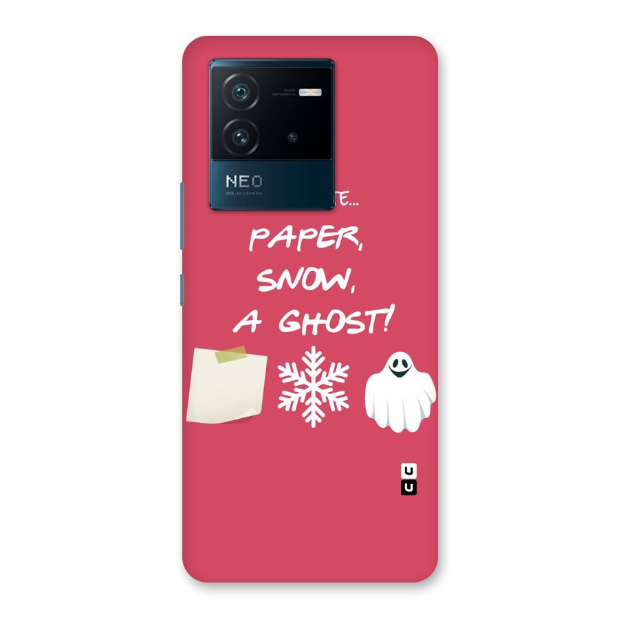 Snow Paper Back Case for Vivo iQOO Neo 6 5G