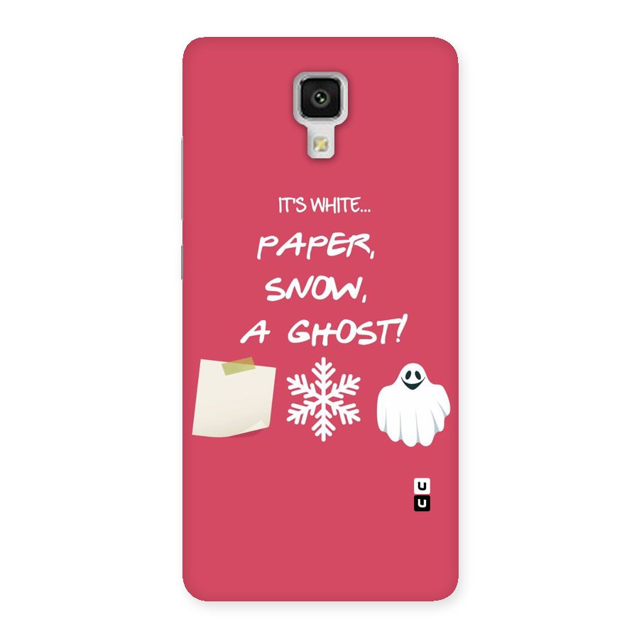 Snow Paper Back Case for Xiaomi Mi 4