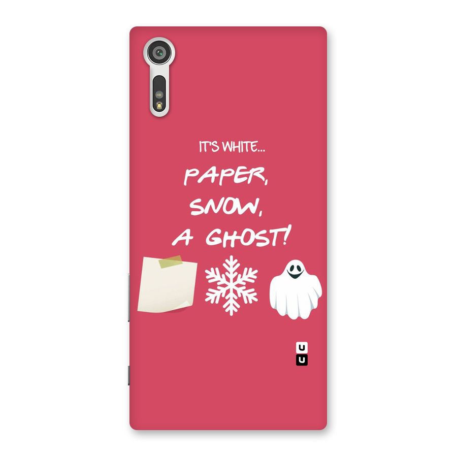 Snow Paper Back Case for Xperia XZ
