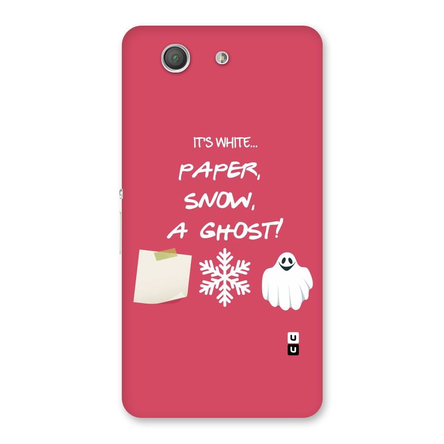 Snow Paper Back Case for Xperia Z3 Compact