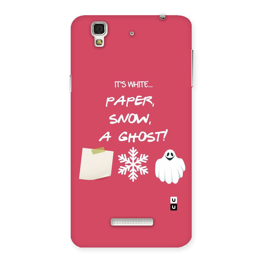 Snow Paper Back Case for YU Yureka Plus