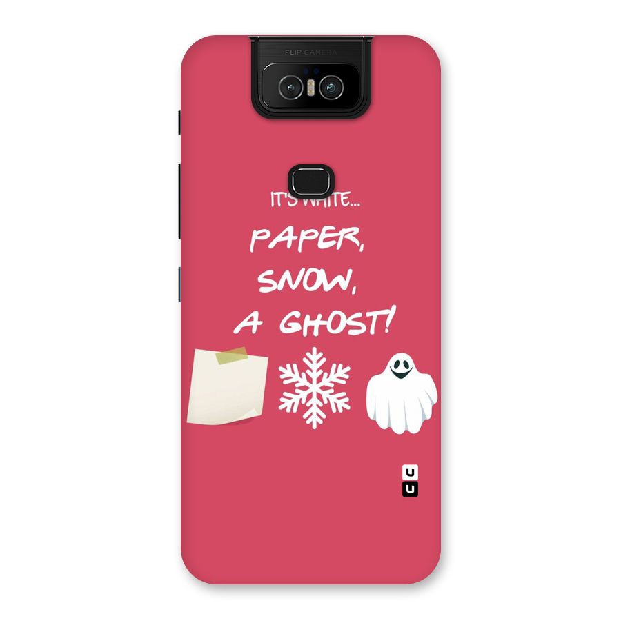 Snow Paper Back Case for Zenfone 6z