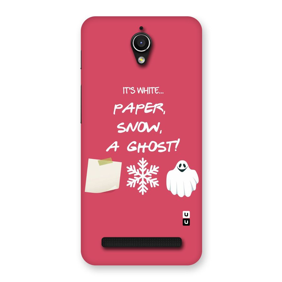Snow Paper Back Case for Zenfone Go