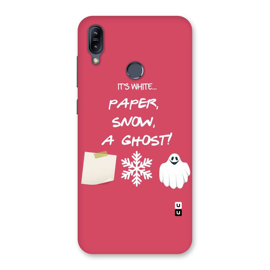 Snow Paper Back Case for Zenfone Max M2
