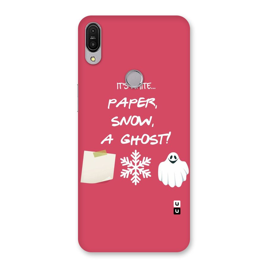 Snow Paper Back Case for Zenfone Max Pro M1