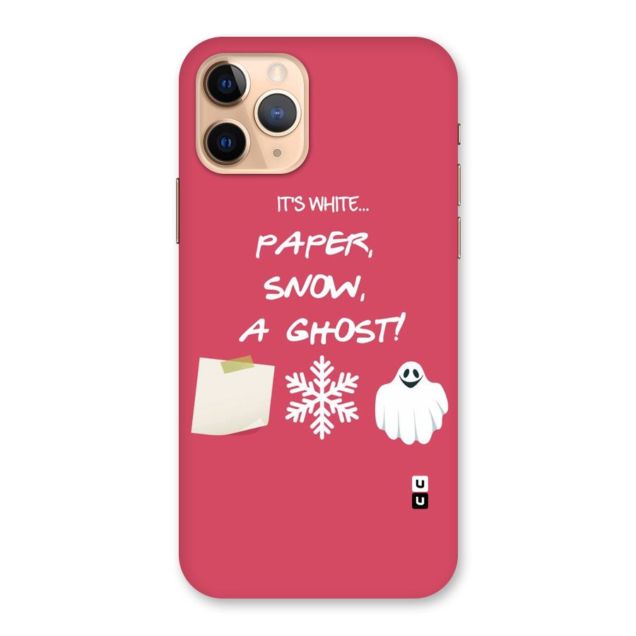 Snow Paper Back Case for iPhone 11 Pro