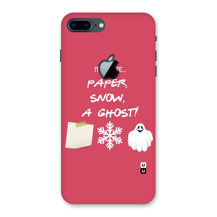 Snow Paper Back Case for iPhone 7 Plus Apple Cut