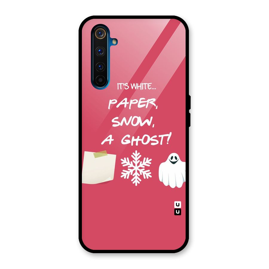 Snow Paper Glass Back Case for Realme 6 Pro