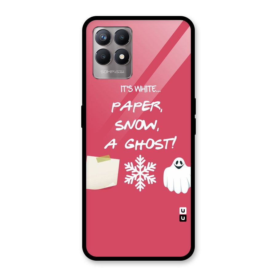 Snow Paper Glass Back Case for Realme Narzo 50