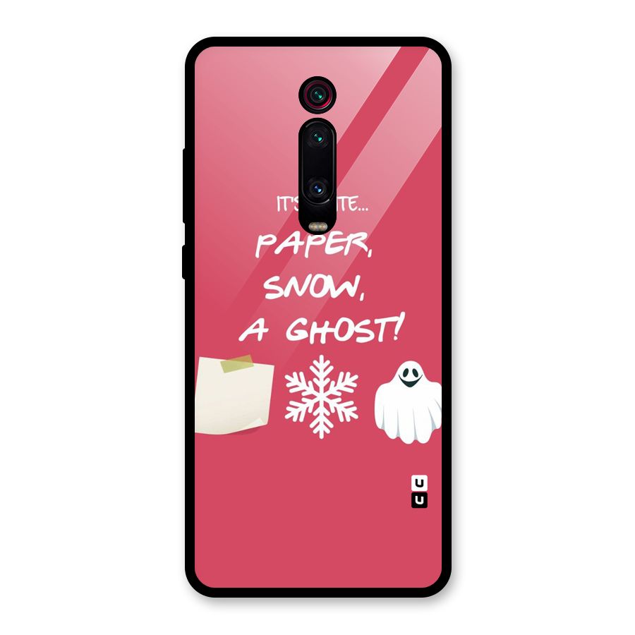 Snow Paper Glass Back Case for Redmi K20 Pro