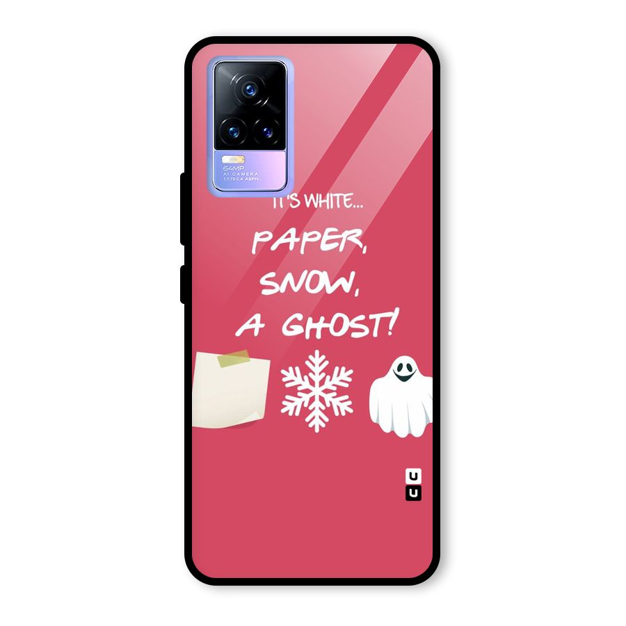Snow Paper Glass Back Case for Vivo Y73