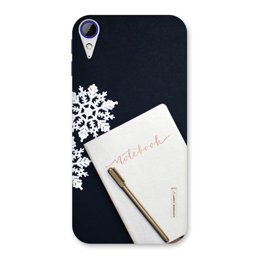 Snowflake Notebook Back Case for Desire 830