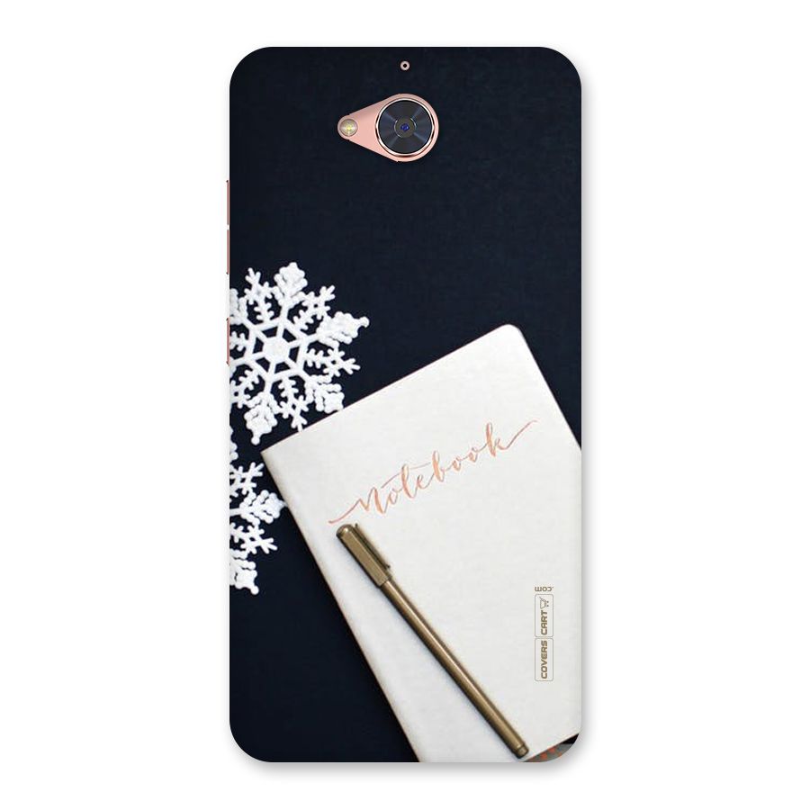 Snowflake Notebook Back Case for Gionee S6 Pro