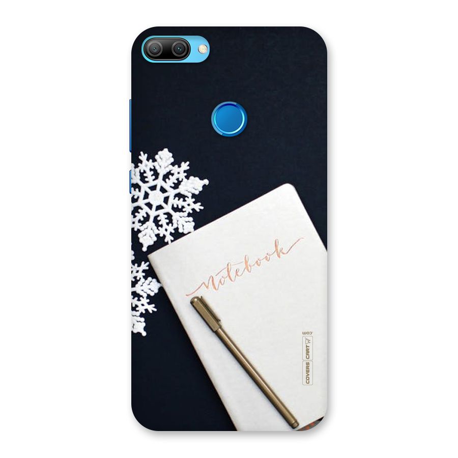 Snowflake Notebook Back Case for Honor 9N