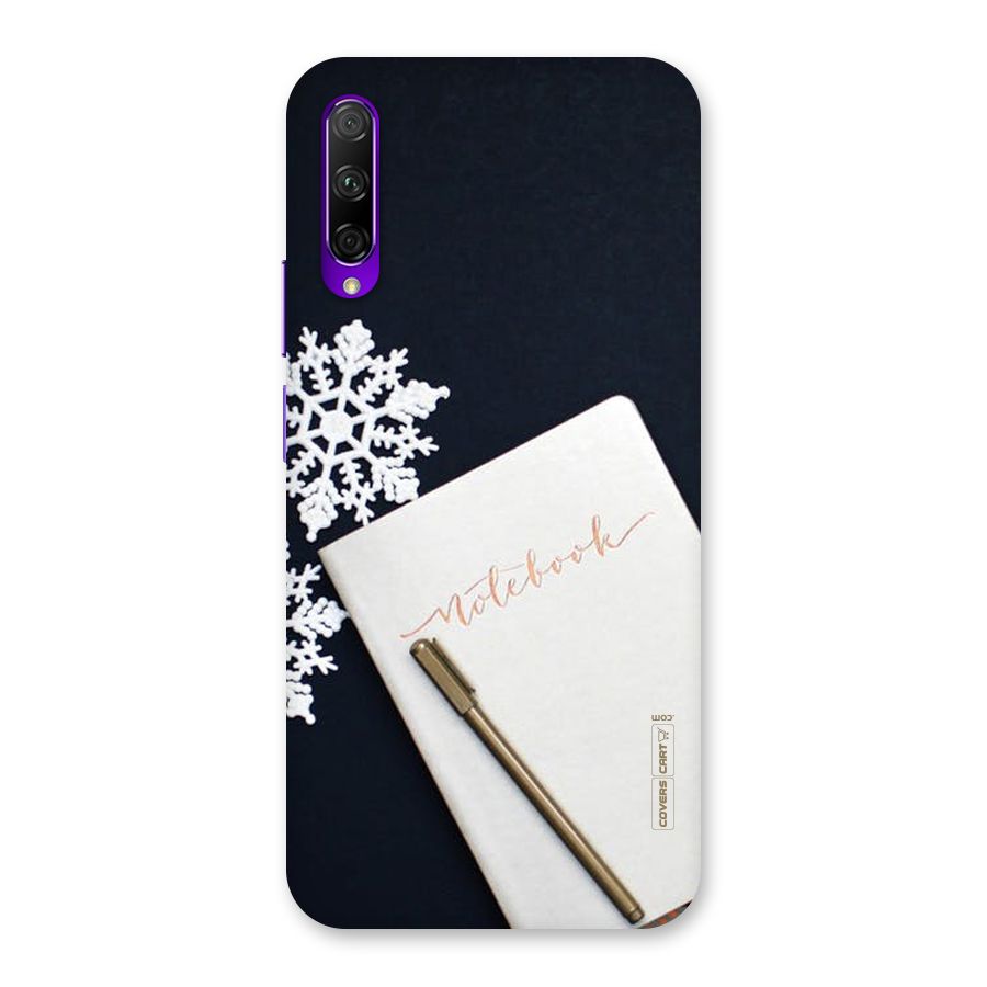 Snowflake Notebook Back Case for Honor 9X Pro